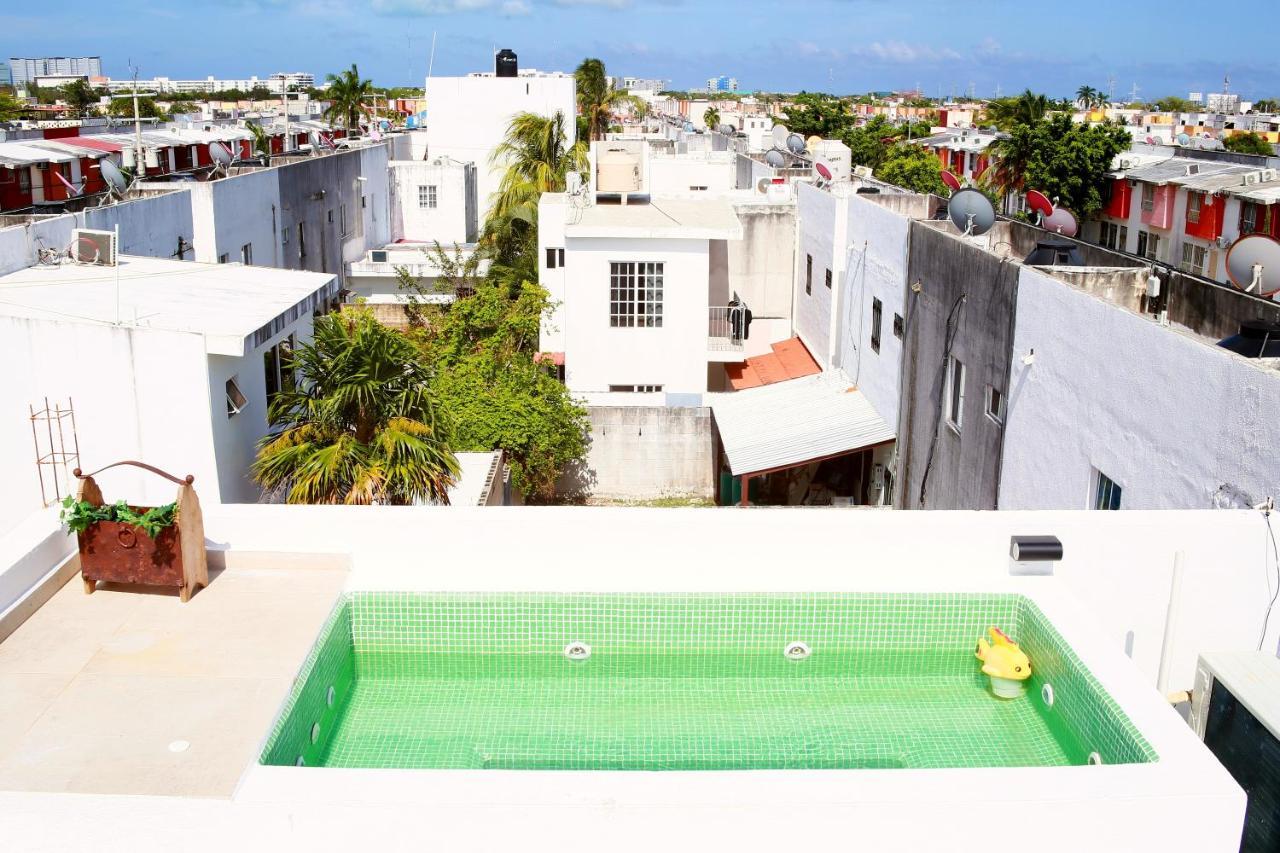 Habitacion, Jacuzzi Rooftop, Gran Wi-Fi Cancun Ngoại thất bức ảnh
